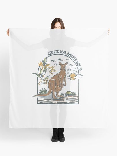 Discover Vintage style kangaroo  always was always will be | Scarf