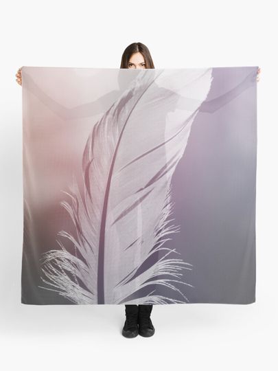 Discover Feather in Pastel Tones | Scarf