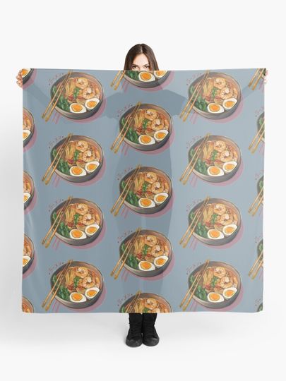 Discover Japanses Ramen Noodles Bowl | Scarf