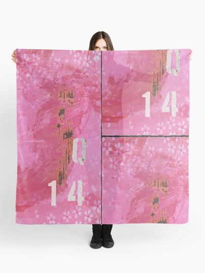 Discover Trashed, scratched, rusted and dented - Q 14 Pink | Scarf
