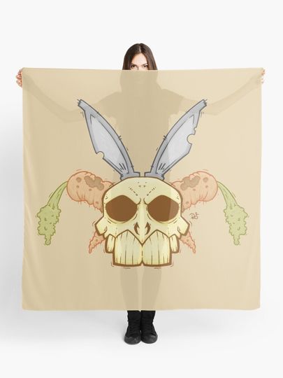 Discover Old Rabbit Skull | Scarf