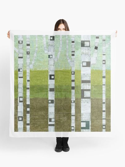 Discover Summer Birches | Scarf