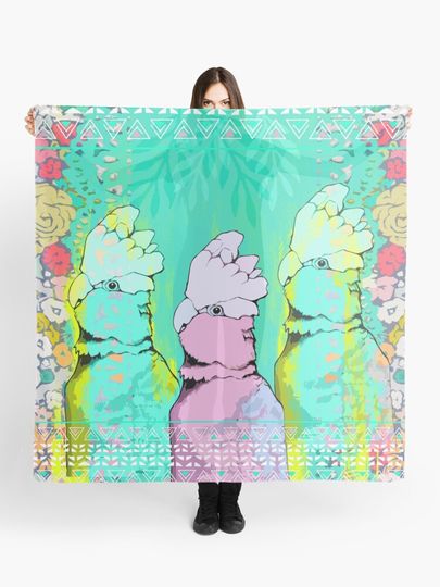 Discover Springtime Galahs | Scarf