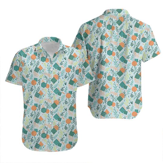 Discover Dnd Dice Plants Hawaiian Shirt