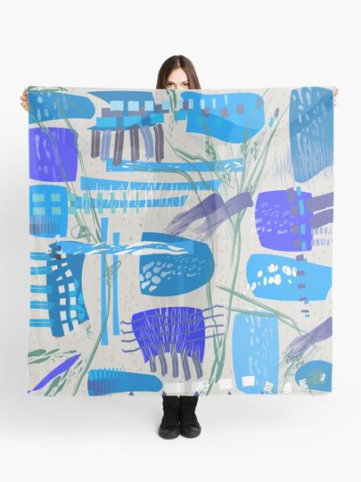 Discover Chaotic  Mid-Century Abstract | Scarf