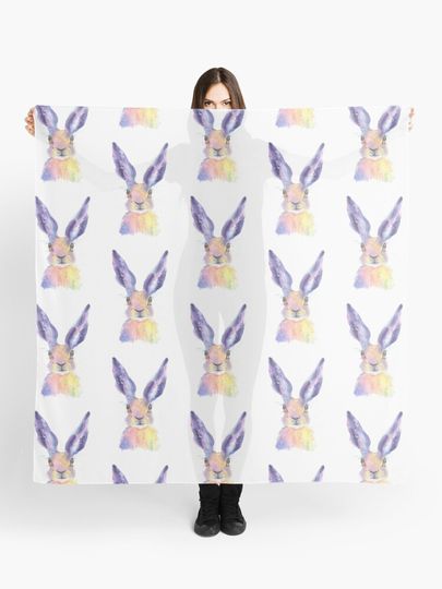Discover Rainbow Hare | Scarf
