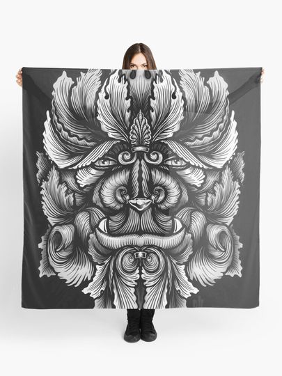 Discover Filigree Leaves Forest Creature Beast Variant | Scarf
