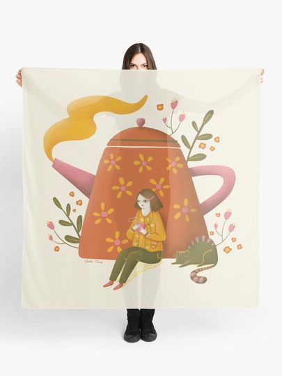 Discover Cozy Autumn Tea Time | Scarf