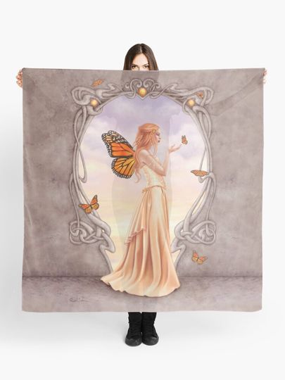 Discover Citrine Birthstone Fairy | Scarf
