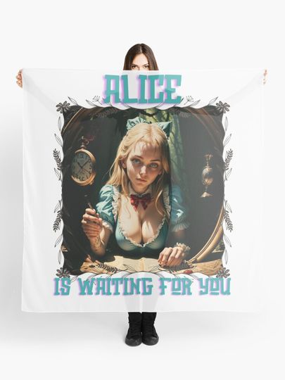 Discover Alice is waiting for you | Scarf