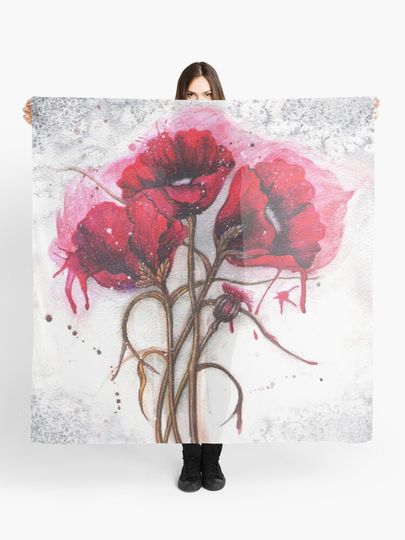 Discover Lisa&apos;s Poppies | Scarf