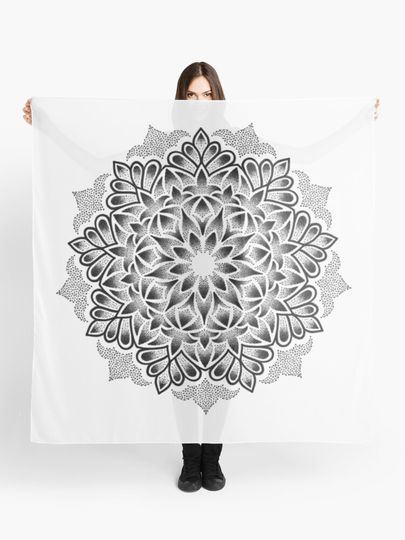 Discover Dots Pattern Scarf