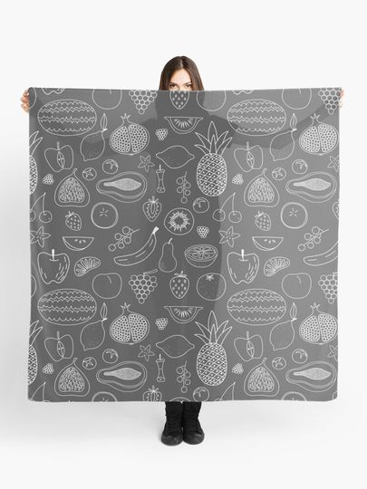 Discover Fruity Drawings | Scarf
