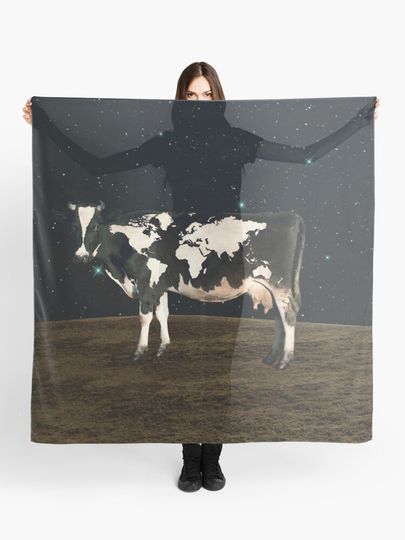 Discover Surreal Bovine Atlas | Scarf