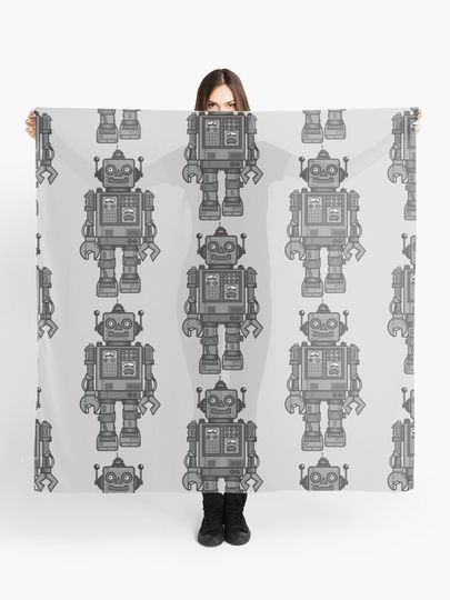 Discover Vintage Robot | Scarf