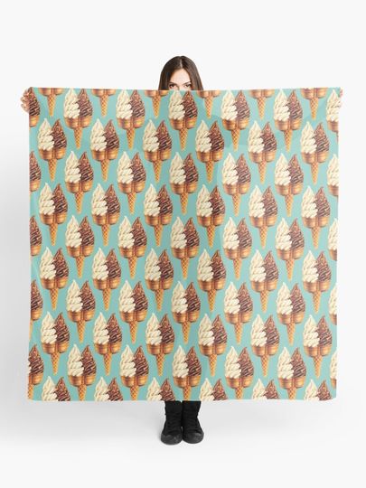 Discover Twin Cone Pattern - Teal | Scarf
