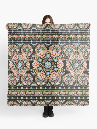 Discover Millefiori Rosette | Scarf