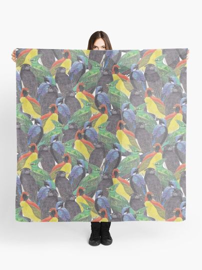 Discover Birds Birds Birds Scarf