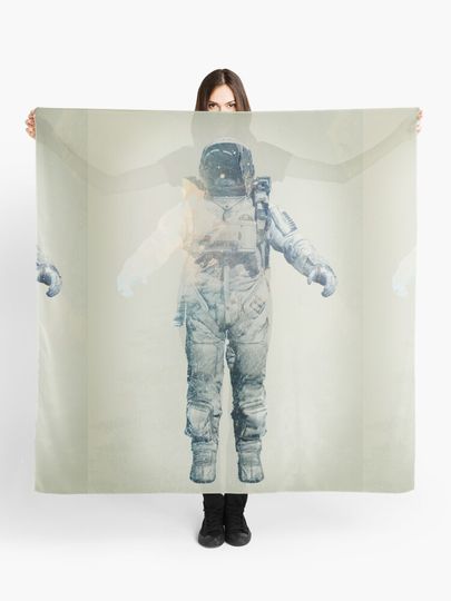 Discover astroscape - astronaut double exposure | Scarf
