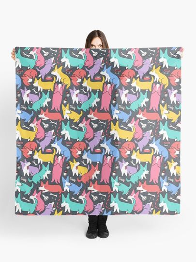 Discover Funny corgi dog pattern | Scarf