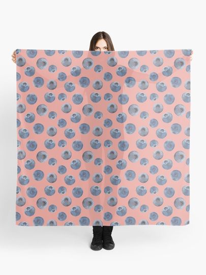 Discover Blueberry pattern | Scarf
