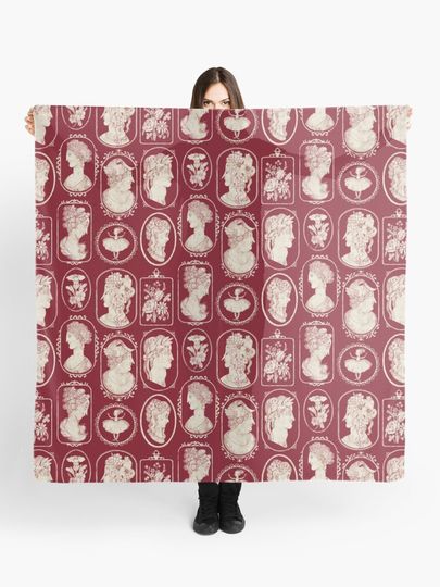 Discover Cameos - red | Scarf