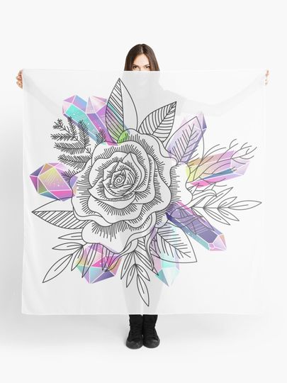 Discover Rose and Crystals | Scarf