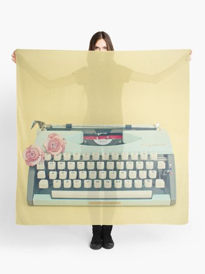 Discover The Typewriter | Scarf