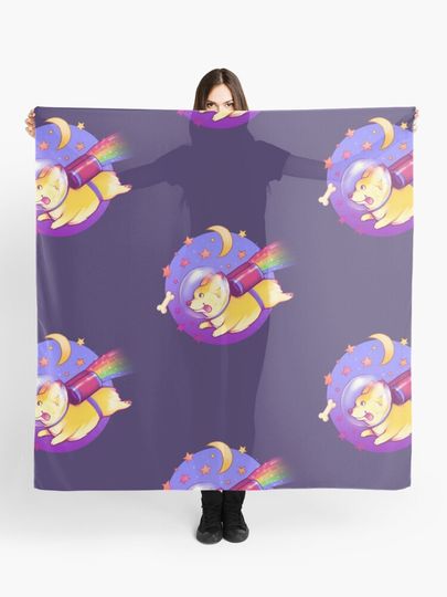 Discover See You Space Corgi | Scarf