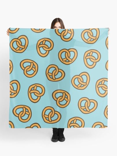 Discover I Heart Pretzels Pattern | Scarf
