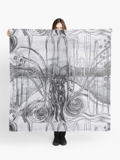 Discover Lifeseekers - Variation in Black - White | Scarf