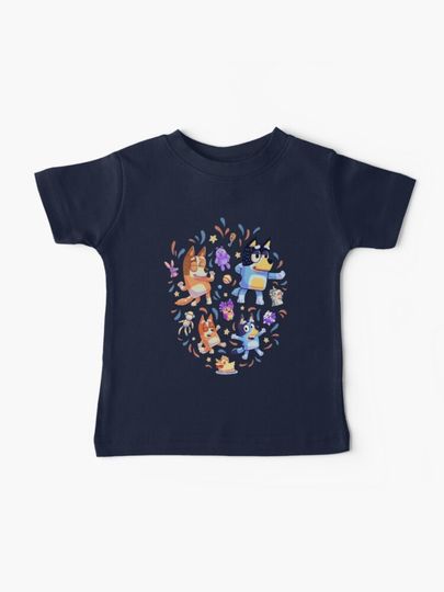 Discover Dance Mode Bingo Bandit Chilli Heeler | Baby T-Shirt
