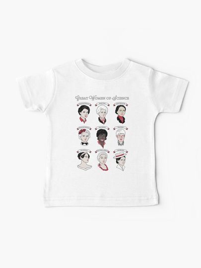 Discover Great Women of Science {Set} | Baby T-Shirt