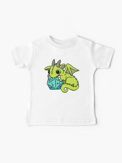 Discover Green Dice Goblin Dragon Baby | Baby T-Shirt