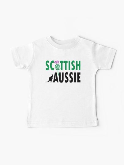Discover Scottish Aussie (for light backgrounds) | Baby T-Shirt