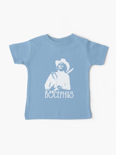 Discover Bocephus - Hank Williams Jr - White Stencil | Baby T-Shirt