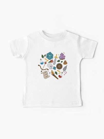 Discover Dungeons and Dragons trinkets | Baby T-Shirt