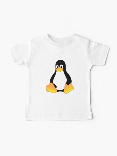 Discover Tux Mascot T-Shirt Penguin Linux Logo | Baby T-Shirt