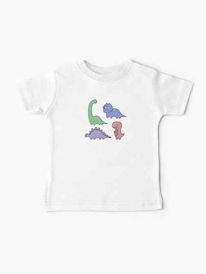 Discover Dinosaur Illustrations | Baby T-Shirt
