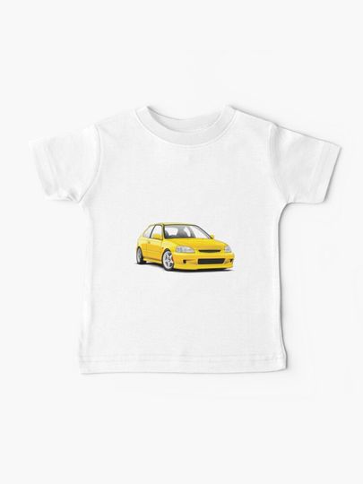Discover EK Civic (facelift) Yellow | Baby T-Shirt