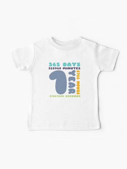 Discover 1 Year Birthday Gift Girl Boy Party | Baby T-Shirt