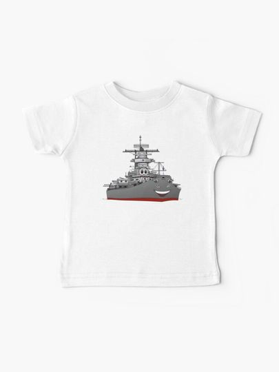 Discover Battleship Cartoon | Baby T-Shirt