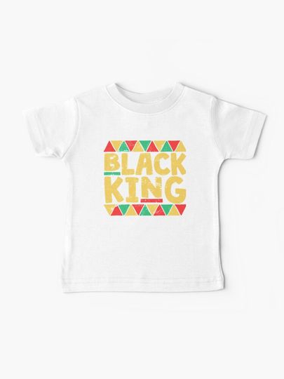 Discover Black King Black History Month T-Shirt African Pride Shirt | Baby T-Shirt