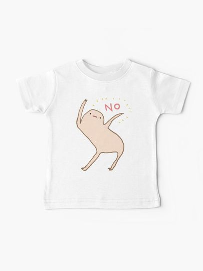 Discover Honest Blob Says No | Baby T-Shirt