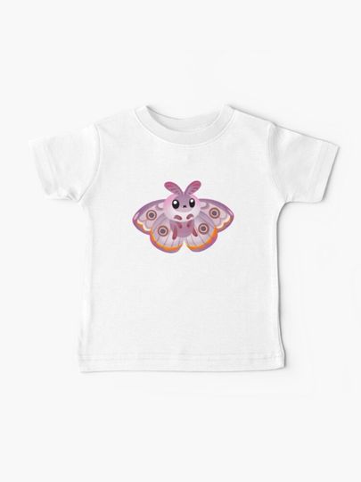 Discover Marbled Emperor Moth | Baby T-Shirt