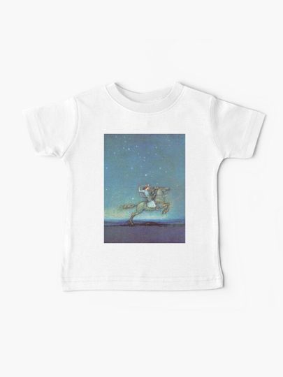 Discover Riding in the Moonlight - John Bauer | Baby T-Shirt
