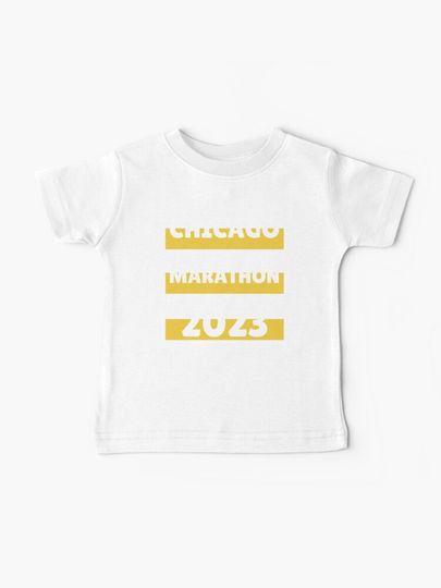 Discover World marathon runner -  Chicago Marathon - 2023 marathons  | Baby T-Shirt