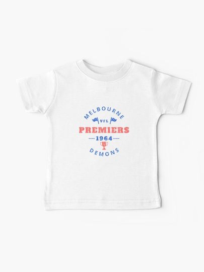 Discover Melbourne Demons Football Club VFL Premiers 1964 vintage | Baby T-Shirt