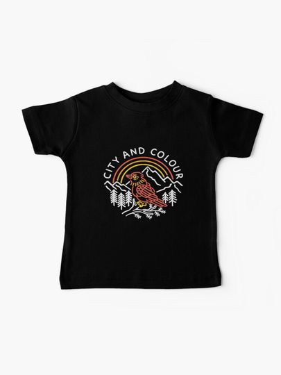 Discover city and colour heritage circle graphic vintage styled graphic for the awesome band | Baby T-Shirt