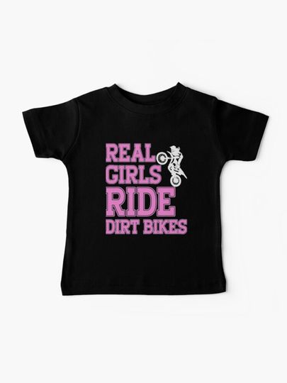 Discover Girl Dirt Bike   | Baby T-Shirt